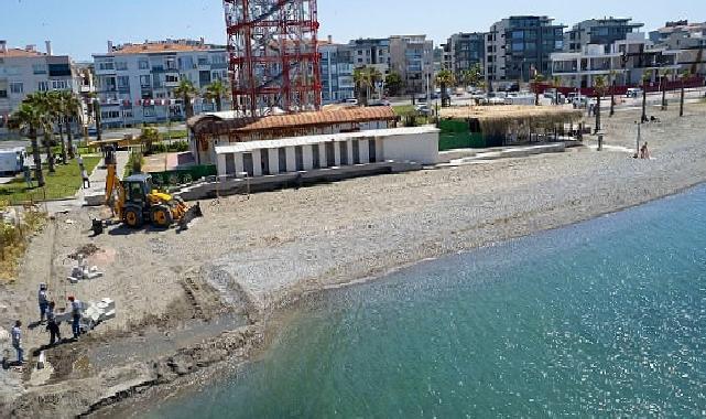 Güzelbahçe’de tekneler için çekek yeri yapıldı