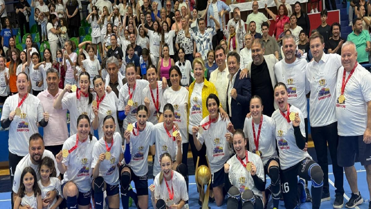 Hentbol Bayanlar Üstün Ligi’nde şampiyonluğa Yalıkavak ulaştı