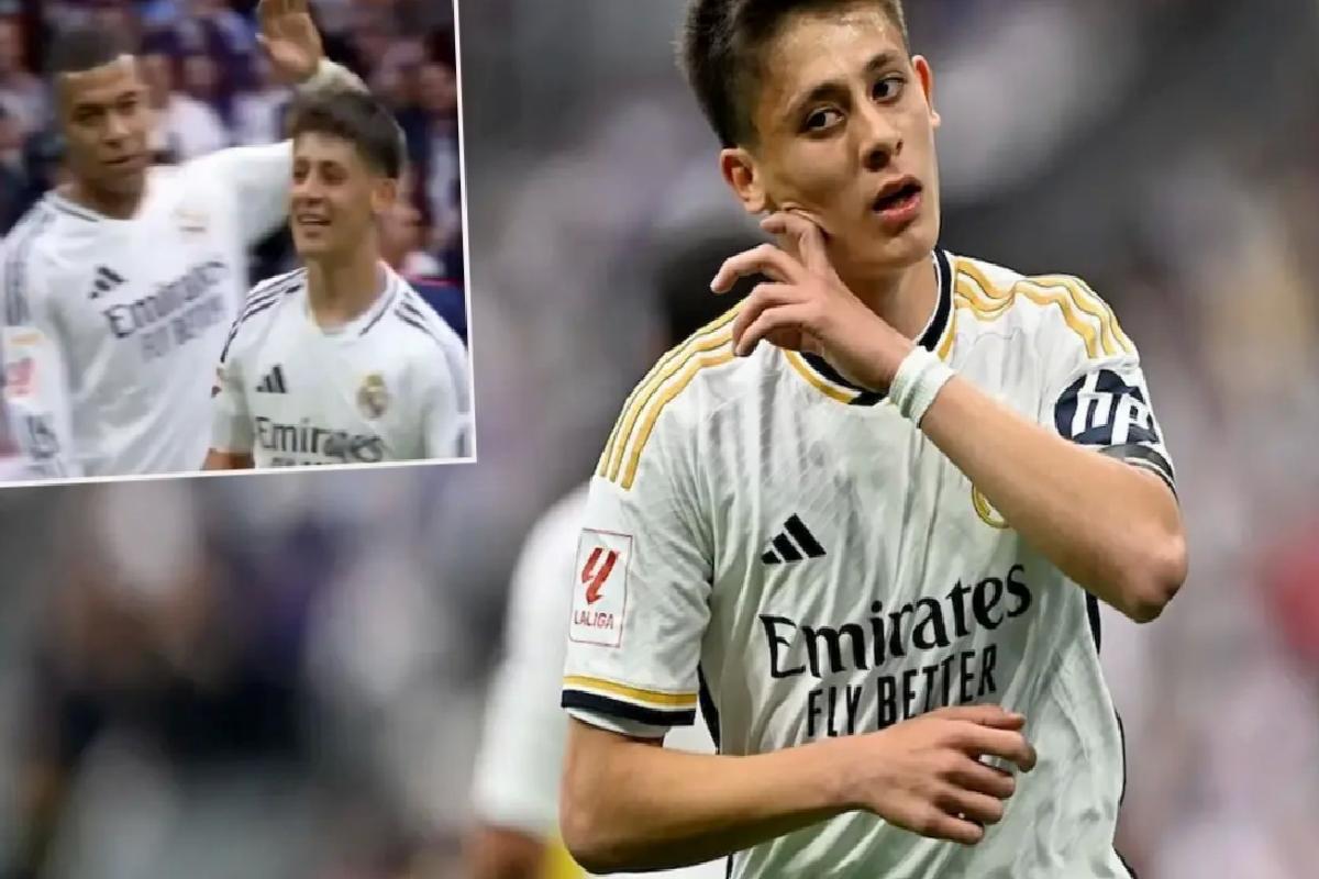 Herkes birebir yorumu yapıyor! Arda Güler’in attığı golde Mbappe’nin yüzü düştü