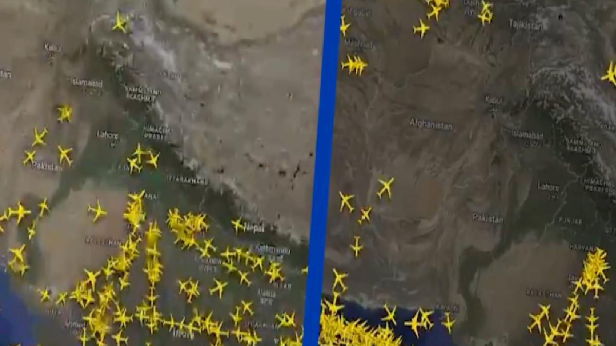 Hindistan ve Pakistan hava alanında sivil uçuş trafiği azaldı