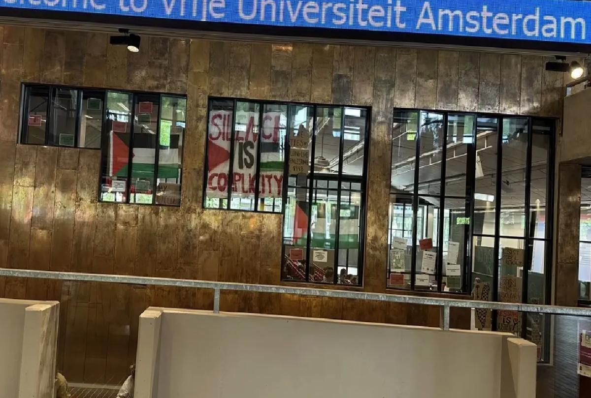 Hollanda’da Filistin Destekçileri Harekette