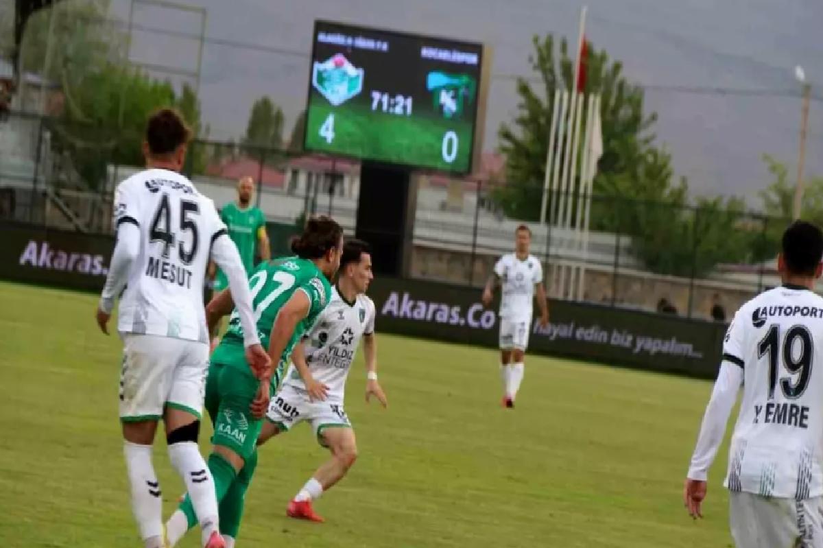 Iğdır FK, Kocaelispor’u 4-0 Yendi