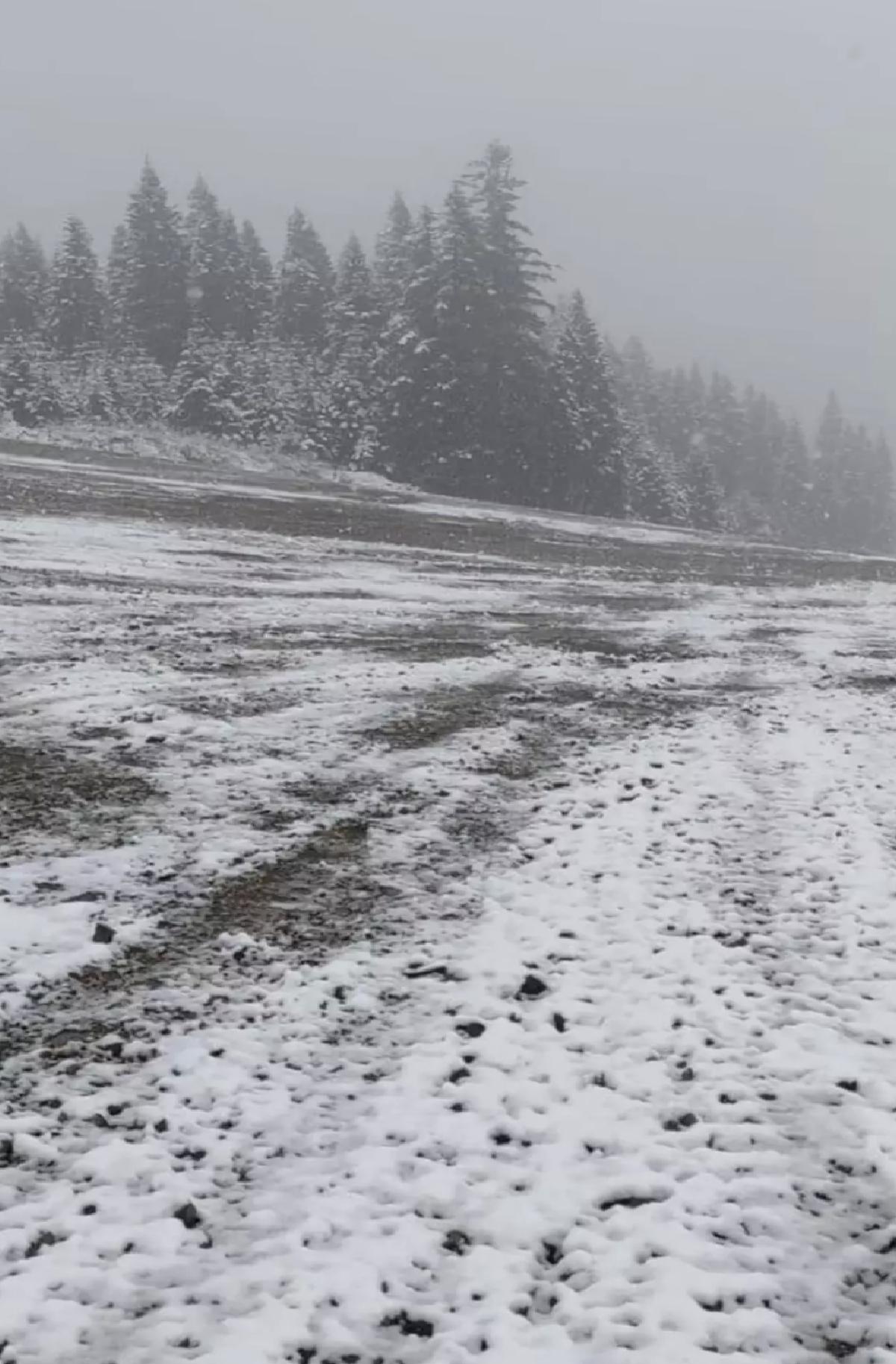 Ilgaz Dağı’na Mayıs’ta Kar Yağdı