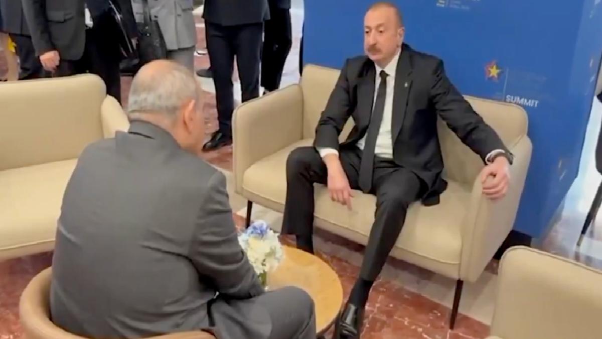 İlham Aliyev, Nikol Paşinyan ile bir ortaya geldi