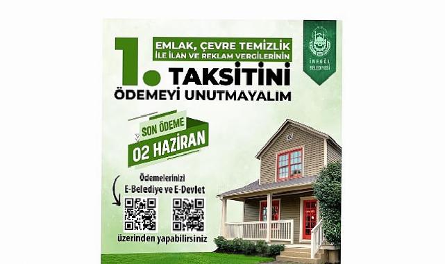 İnegöl Belediyesinden Mükelleflere Vergi Daveti