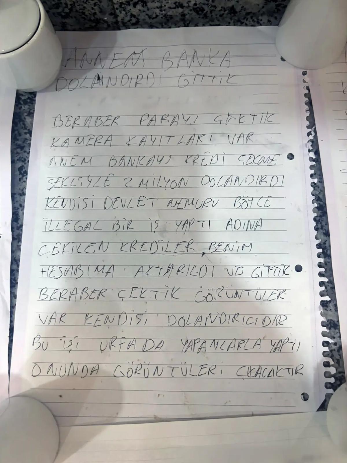 İntihar Mektubunda Aile Komplosu Savı