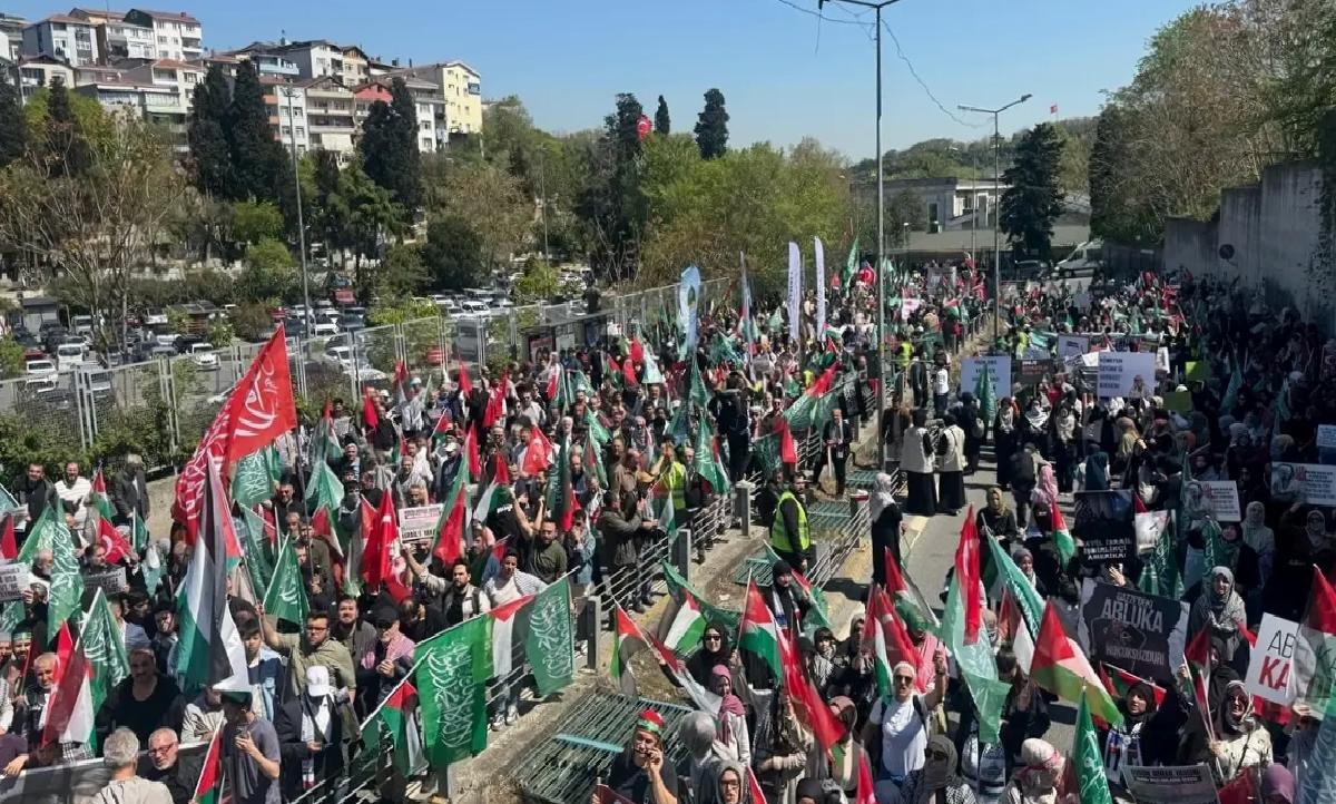 İstanbul’da ABD’ye Protesto