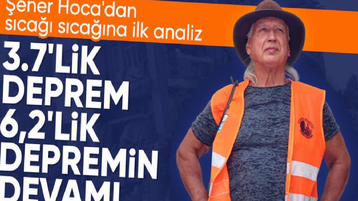 İstanbul’da hissedilen bir sarsıntı oldu: Şener Üşümezsoy, tv1OO’e konuştu