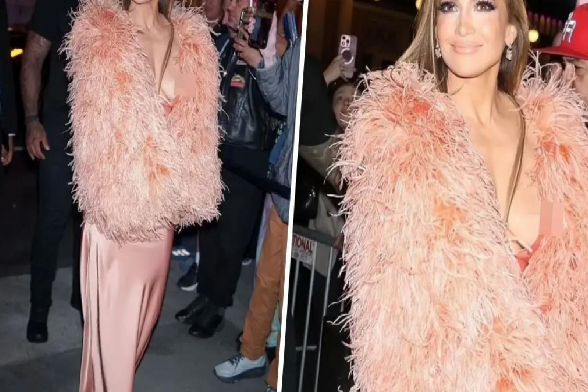 Jennifer Lopez, sütyensiz katıldığı konserde frikik verdi