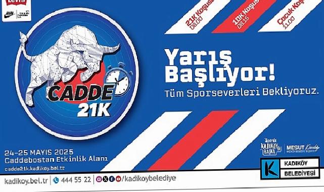 Kadıköy Cadde 10K-21K koşuları için geri sayım başladı.