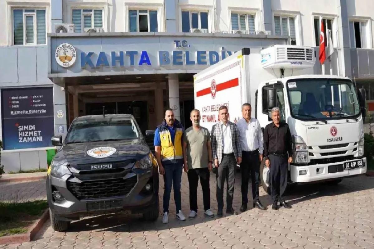 Kahta Belediyesi’nden Yeni Araçlarla Hizmet Kalitesine Artış