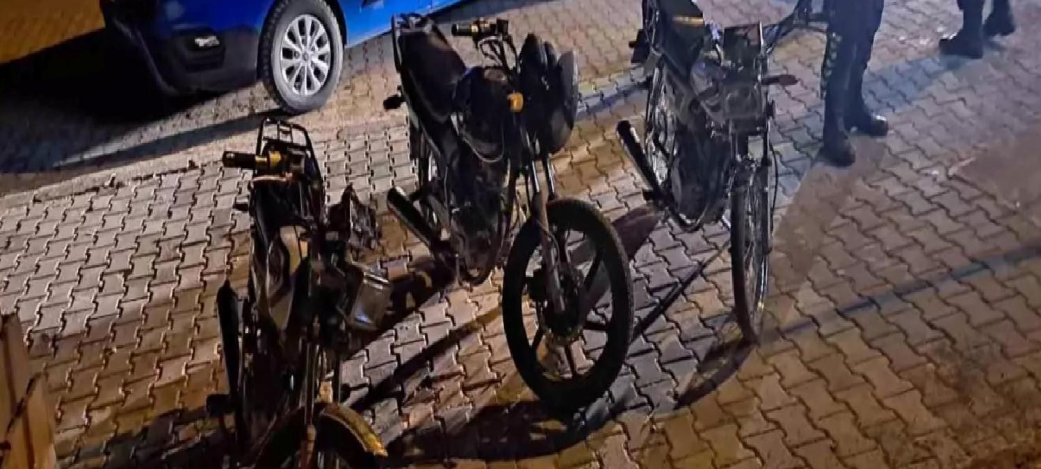 Kaman’da Gürültü Yapan Motosiklet Şoförlerine Ceza