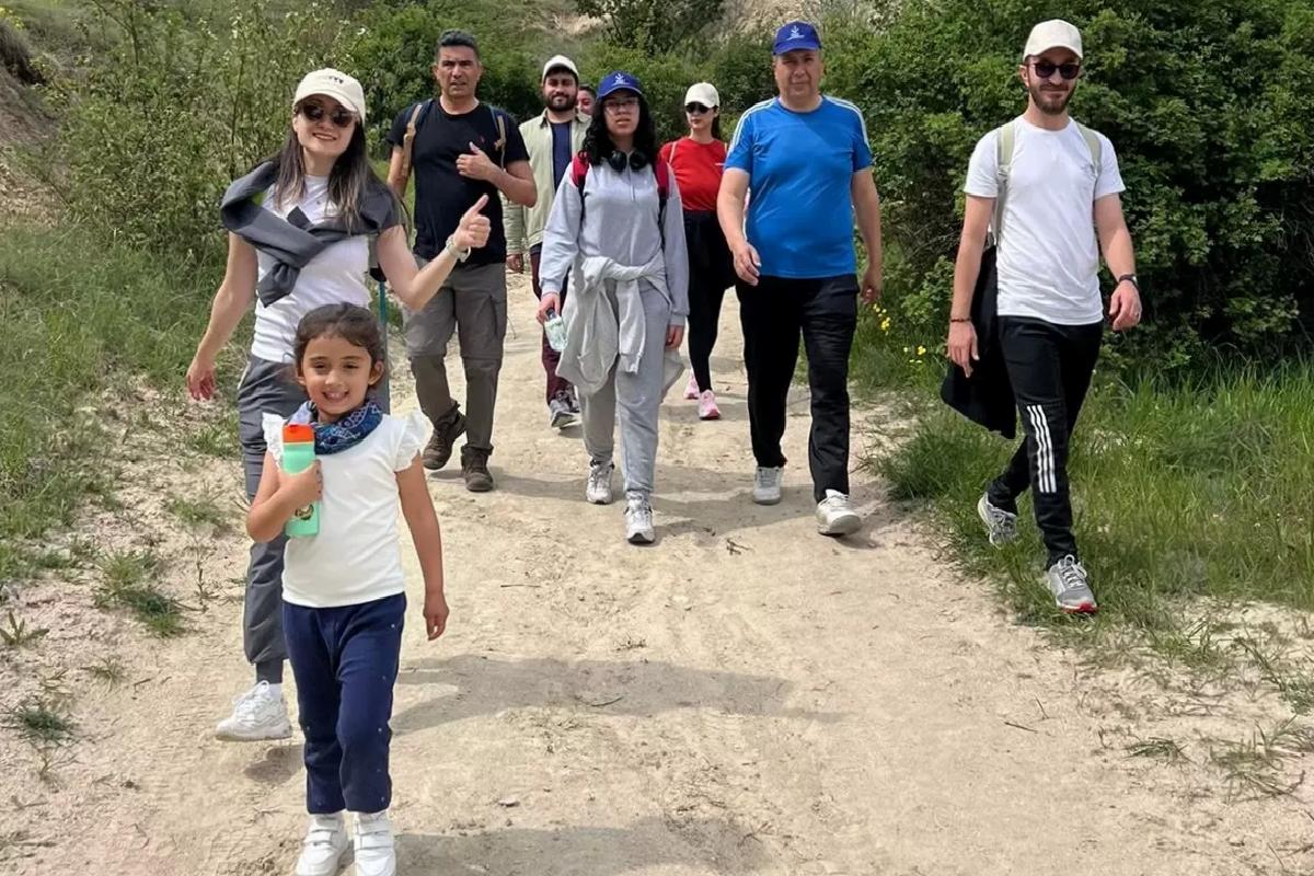 Kapadokya’da Sıhhat İçin Yürüyüş Aktifliği