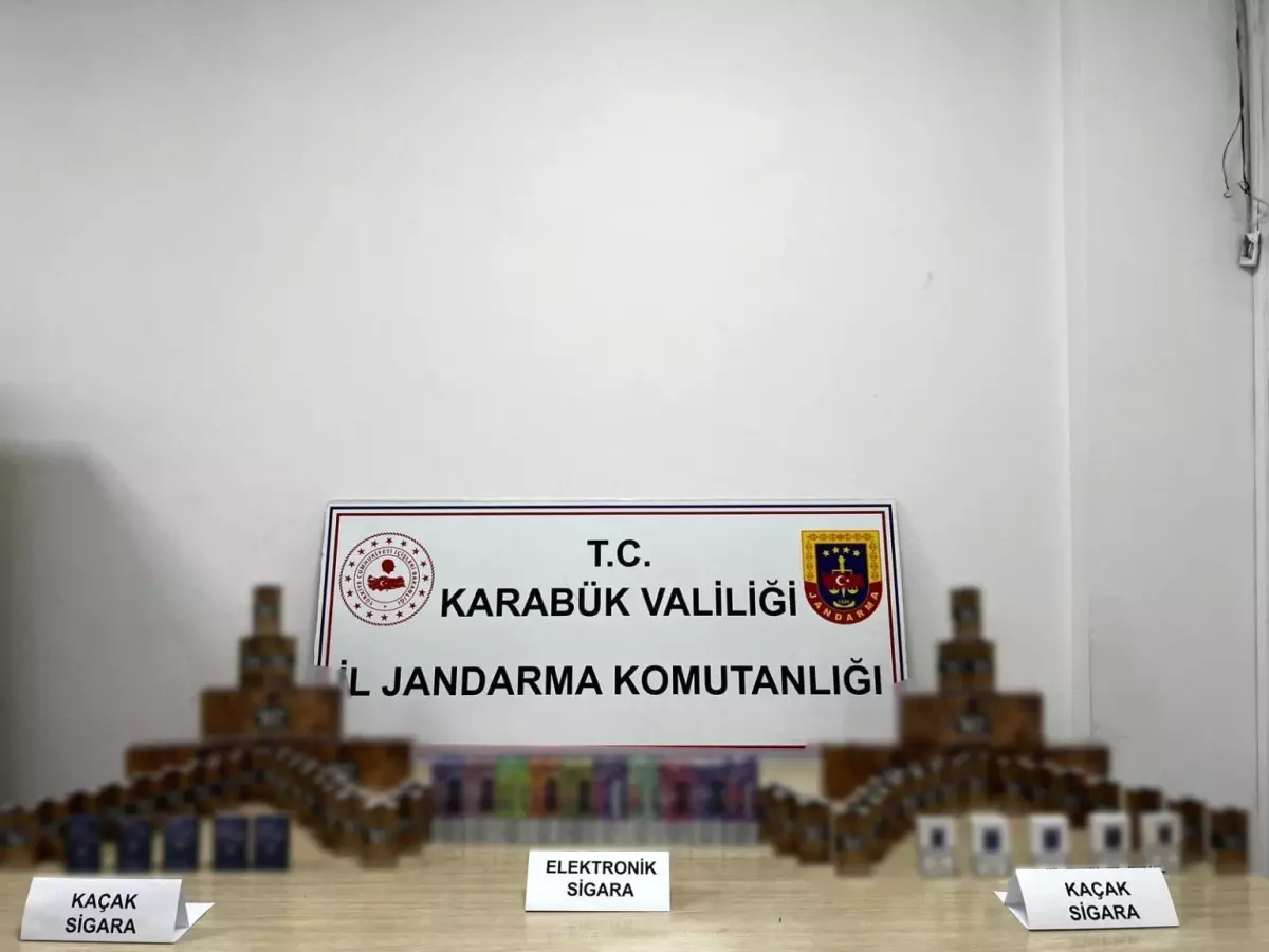 Karabük’te Kaçakçılık Operasyonu