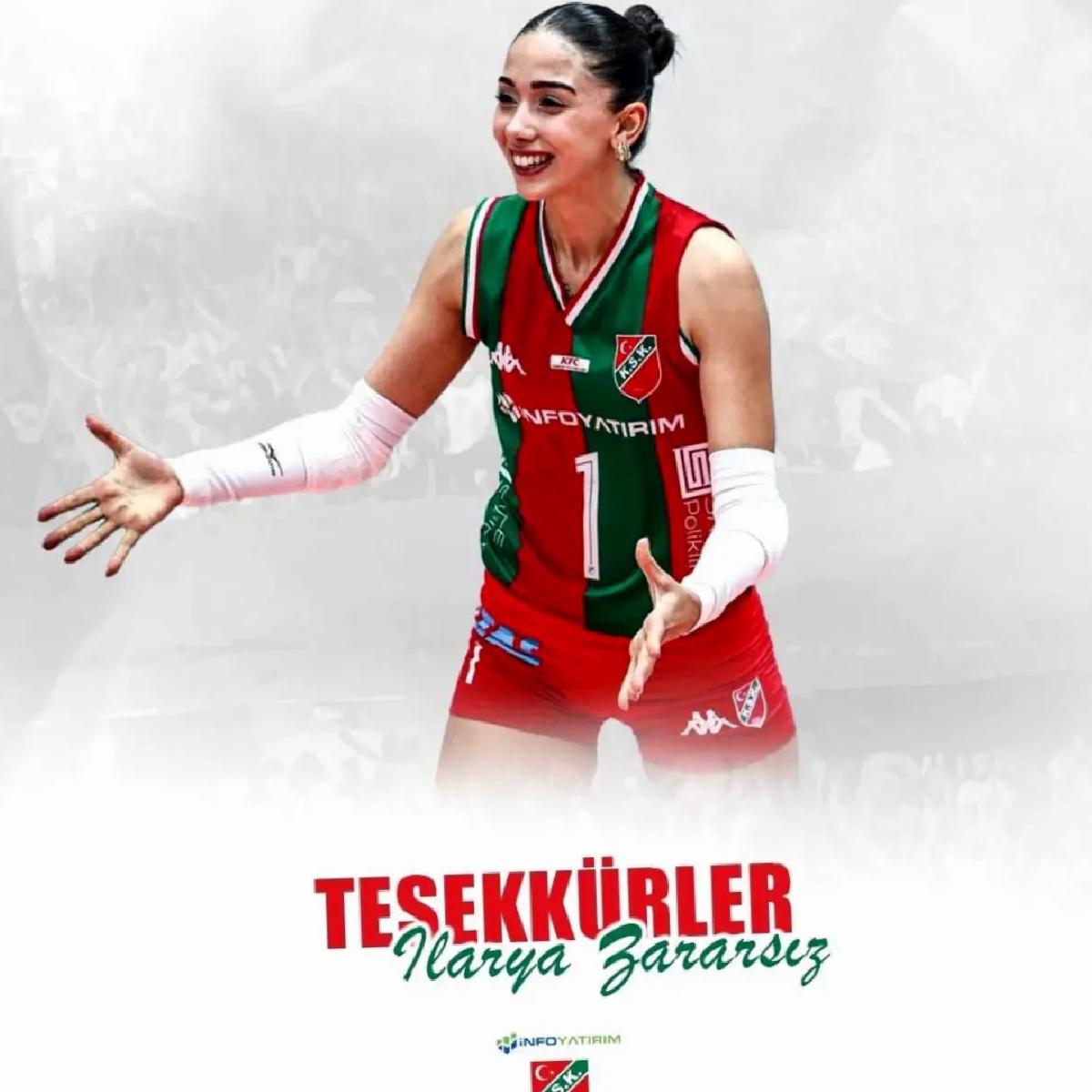 Karşıyaka Voleybol’dan İlarya Zararsız ile Ayrılık