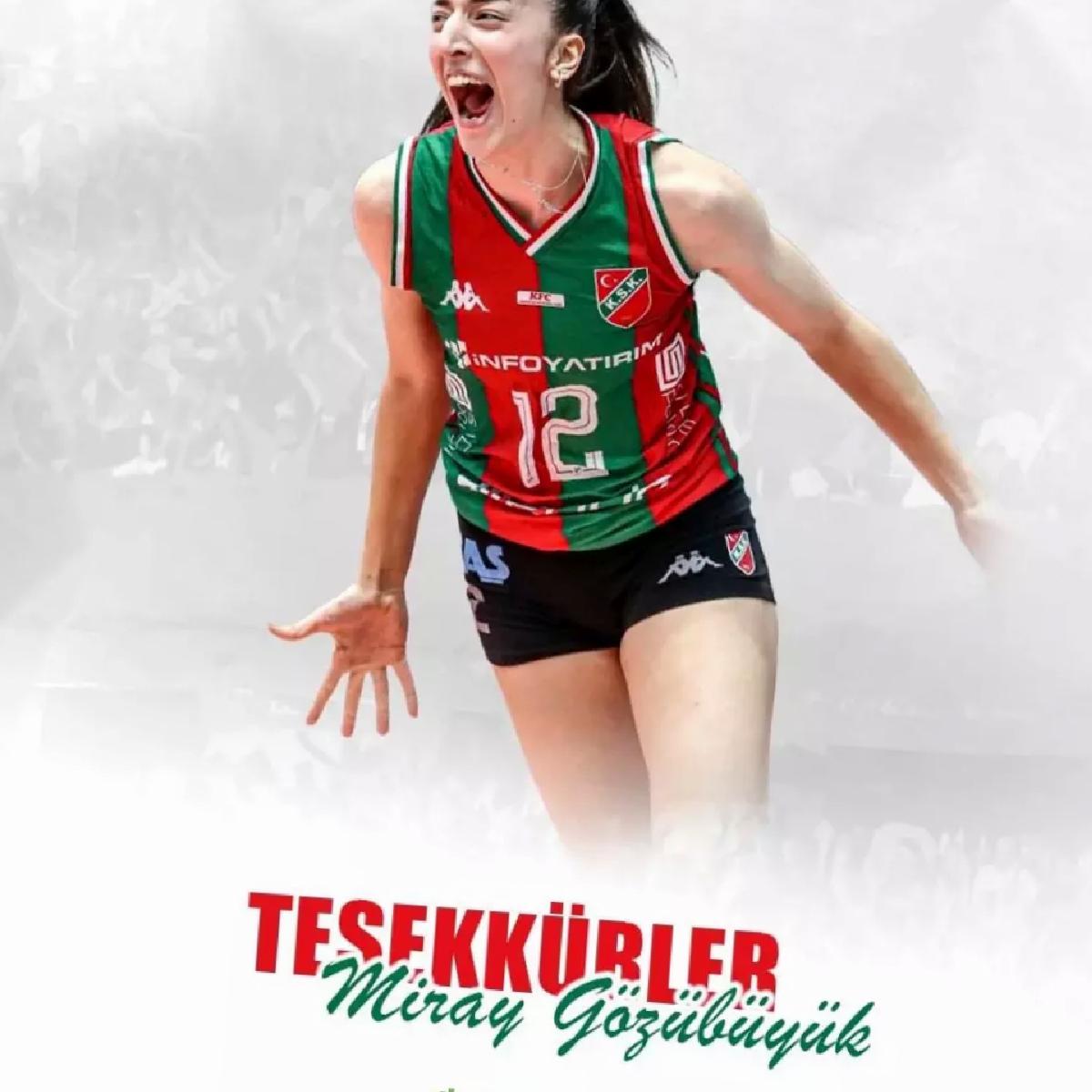 Karşıyaka Voleybol’dan Miray Gözübüyük’e Veda