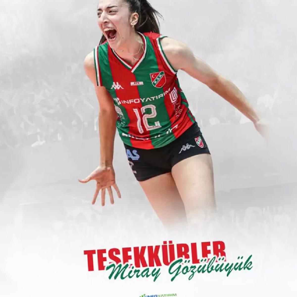 Karşıyaka’da 6. Ayrılık: Miray Gözübüyük