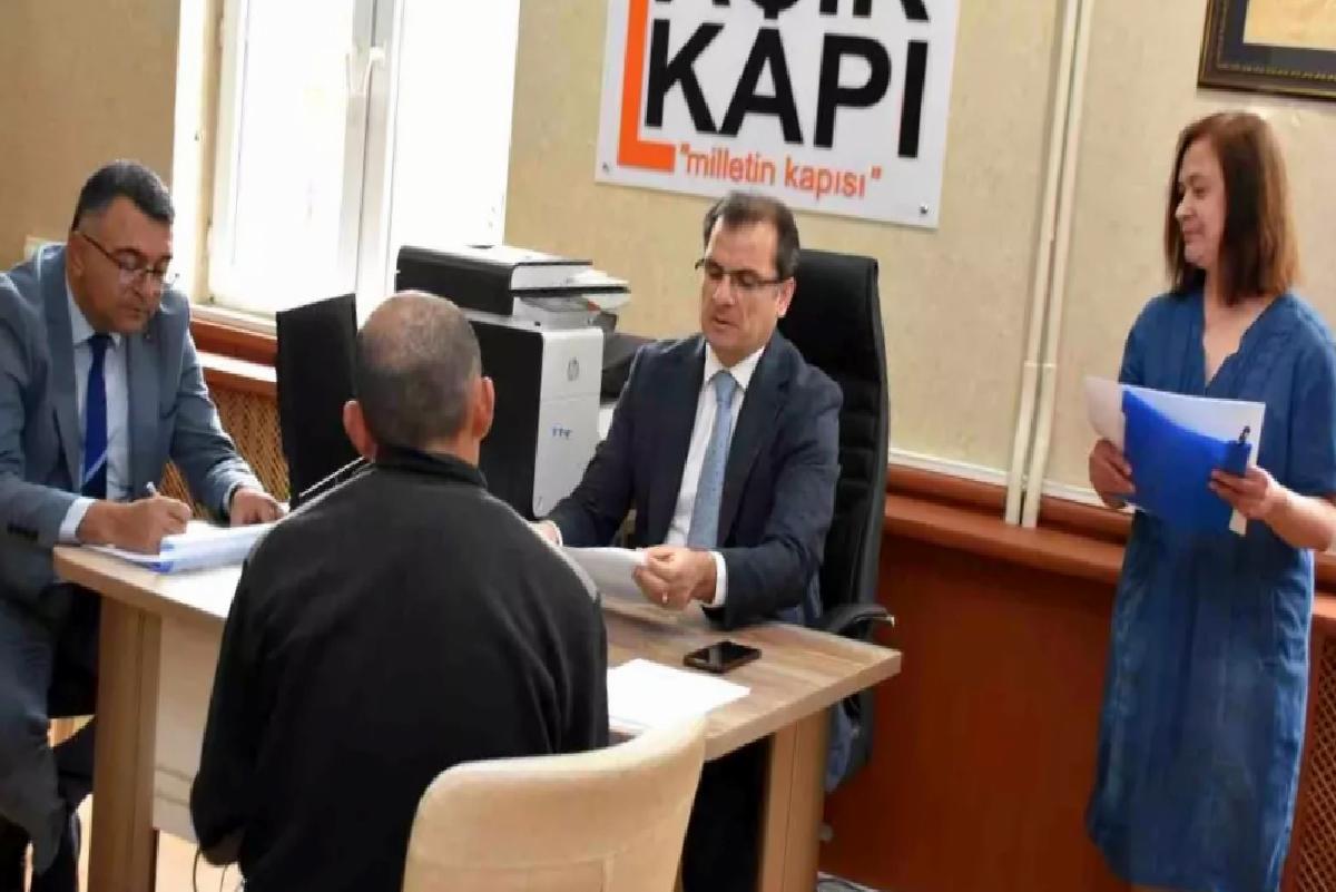 Kaymakam Güldoğan Açık Kapı’da Vatandaşları Dinledi