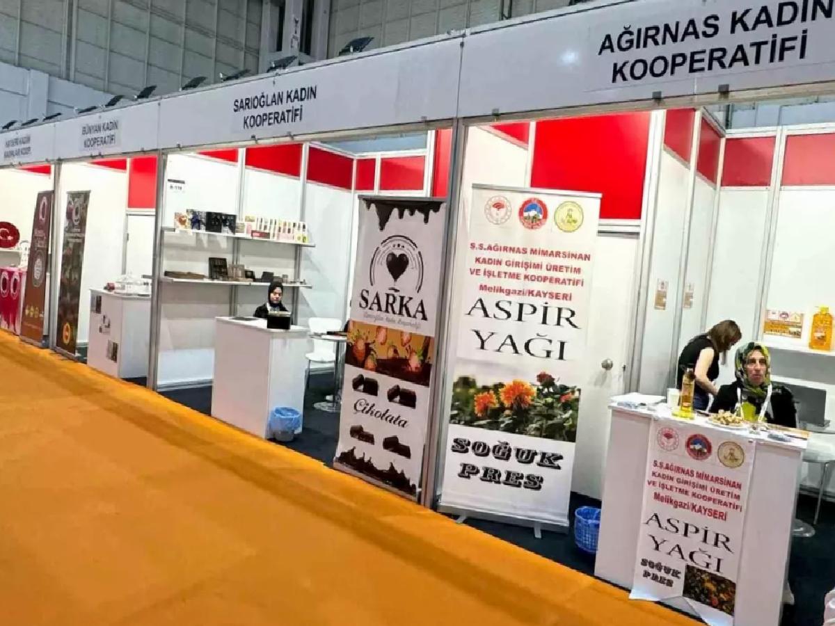 Kayseri Bayan Kooperatifleri Memleketler arası Fuar’da