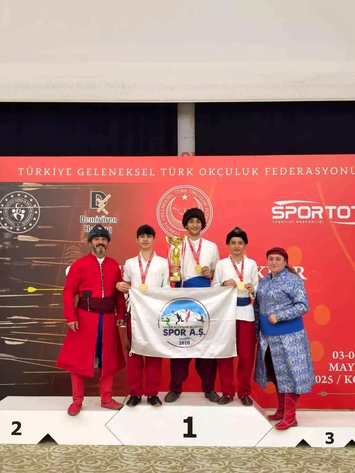 Kayseri Spor A.Ş. Genç Erkekler Grup Kategorisinde Türkiye Şampiyonu Oldu