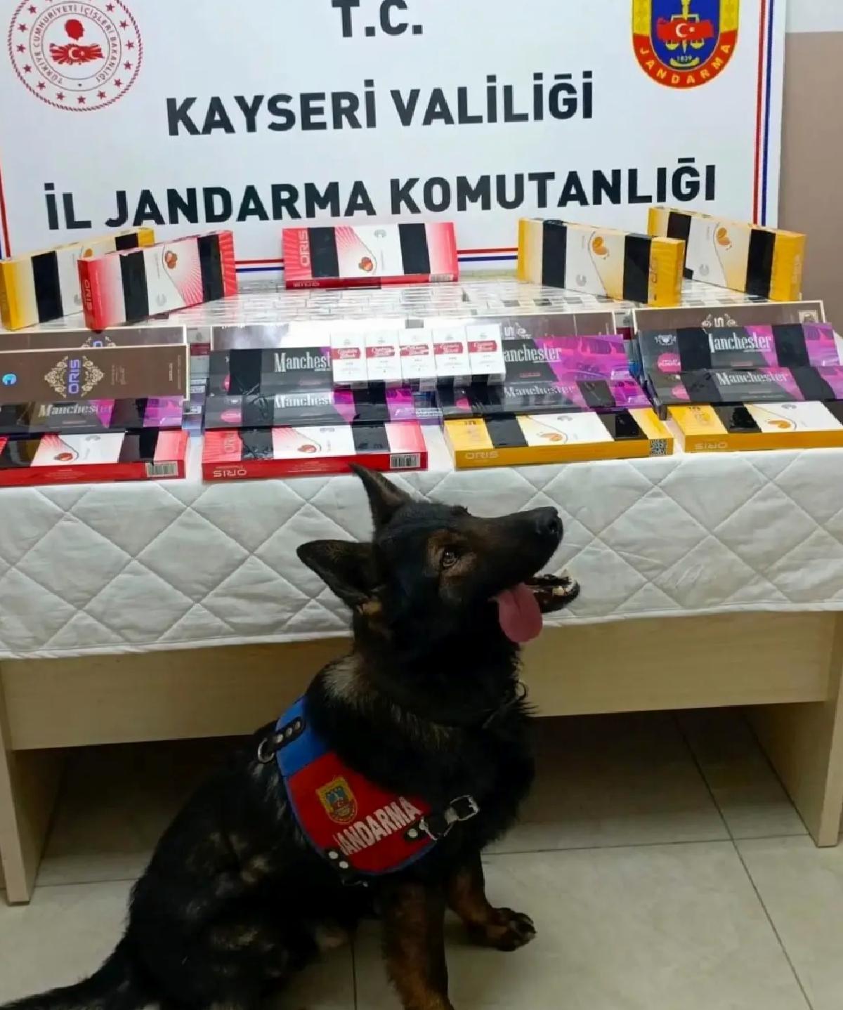 Kayseri’de 700 Paket Kaçak Sigara Ele Geçirildi