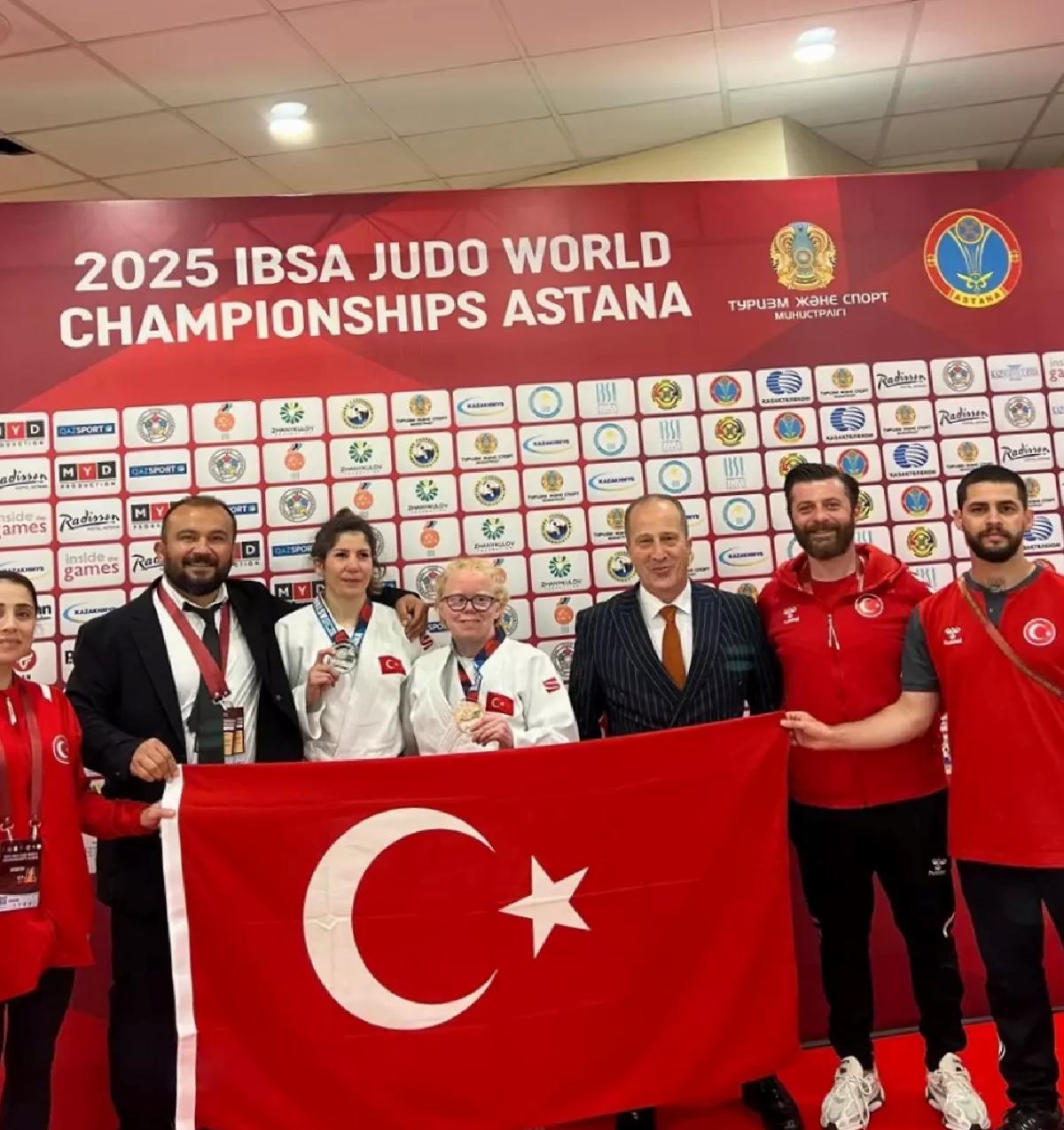 Kazakistan’da Judo Şampiyonası: İki Madalya