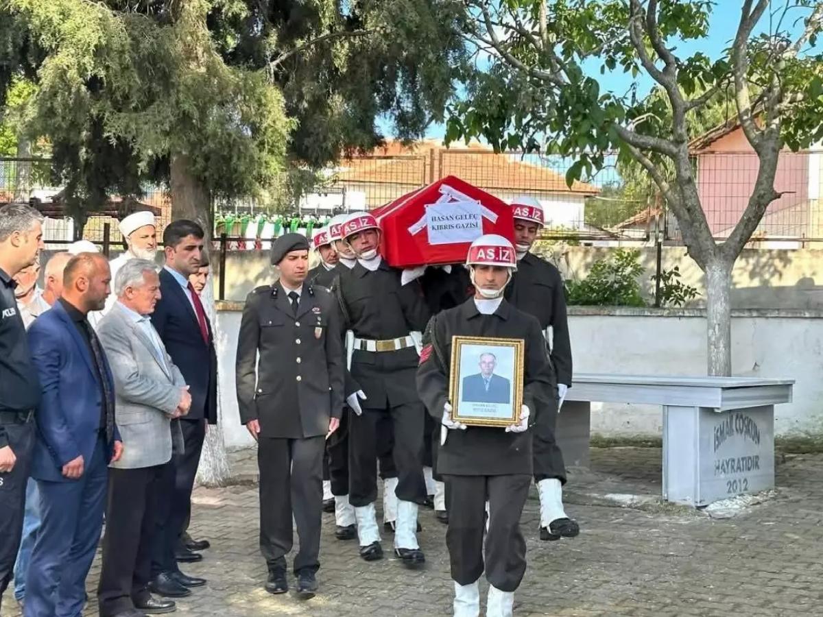 Kıbrıs Gazisi Hasan Geleç Son Seyahatine Uğurlandı