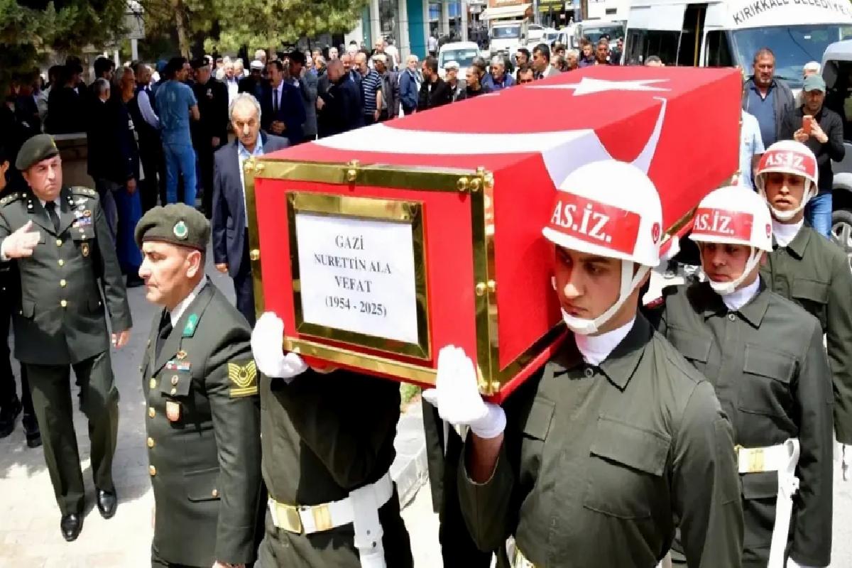 Kıbrıs Gazisi Nurettin Ala Son Seyahatine Uğurlandı