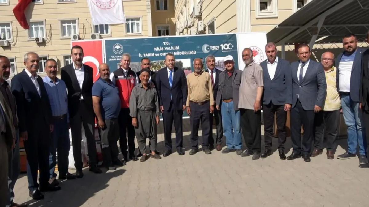 Kilis’te Çiftçilere Ekipman Takviyesi