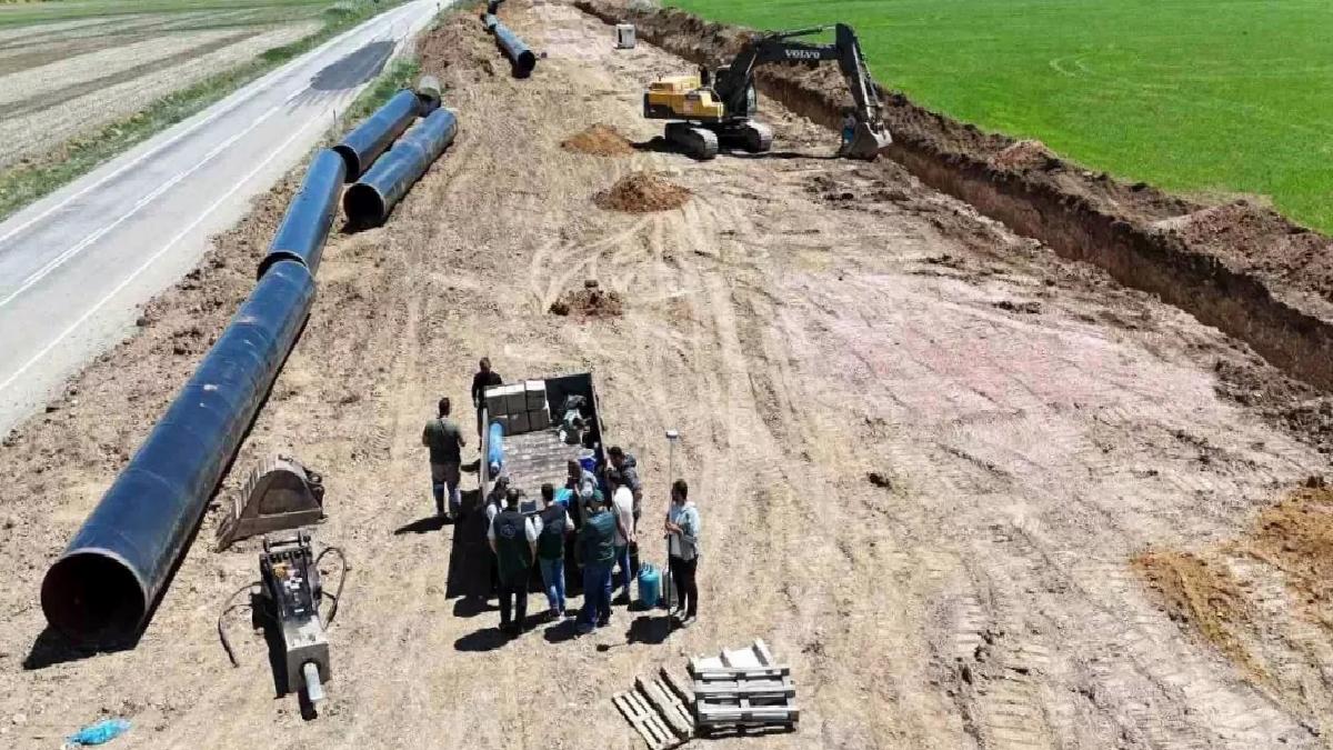 Kırklartepe Barajı’nda Sulama Çalışmaları Devam Ediyor