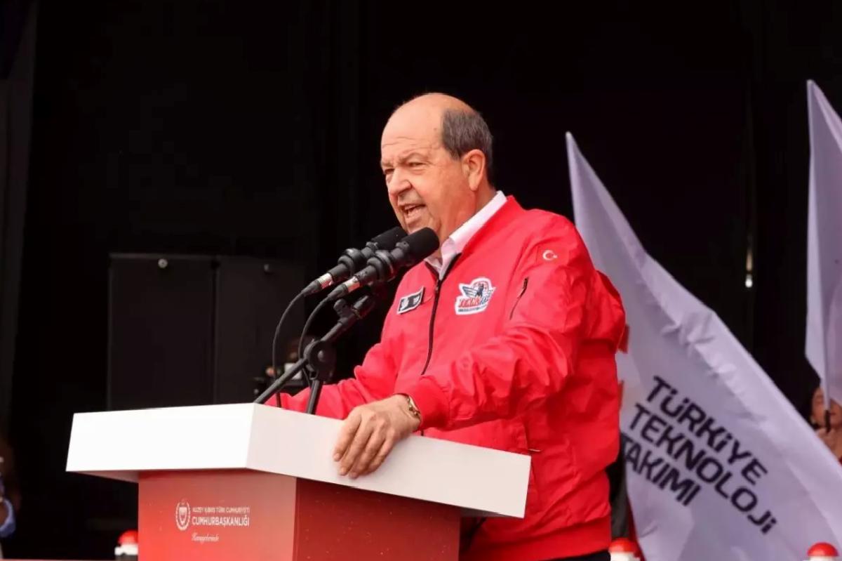 KKTC Cumhurbaşkanı Tatar: “Türkiye’nin gücüyle, ulusal savunma endüstrisinin başarılarıyla buradaki ulusal egemenliğimizi bir kere daha daima birlikte…