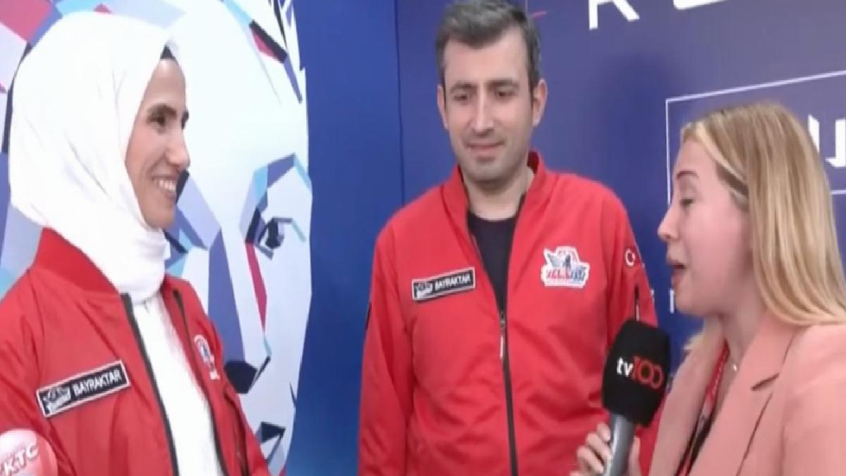 KKTC’de TEKNOFEST heyecanı: Selçuk Bayraktar ve eşi Sümeyye Erdoğan Bayraktar tv100’e konuştu