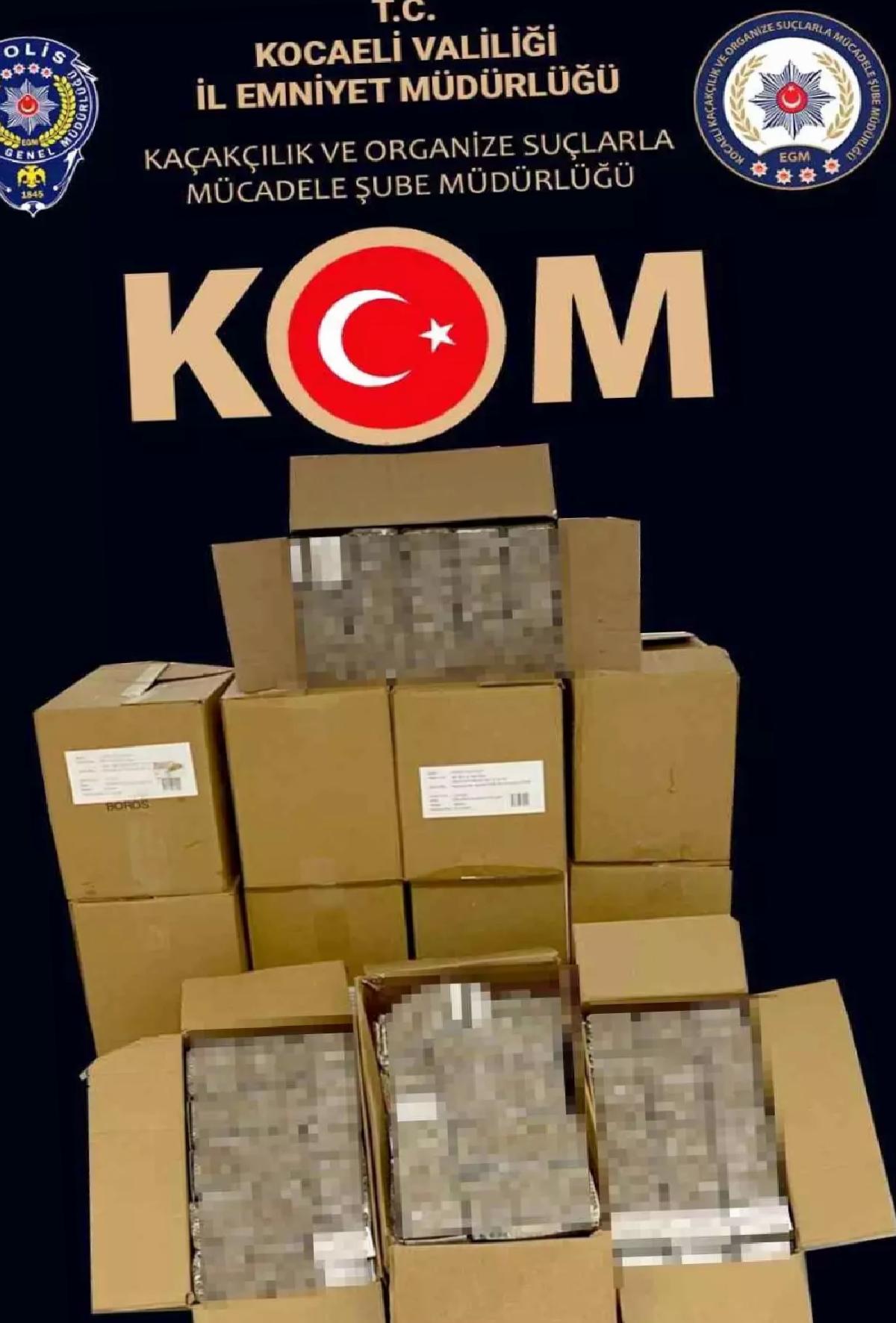 Kocaeli’de 150 Bin Doldurulmuş Makaron Ele Ge geçirildi
