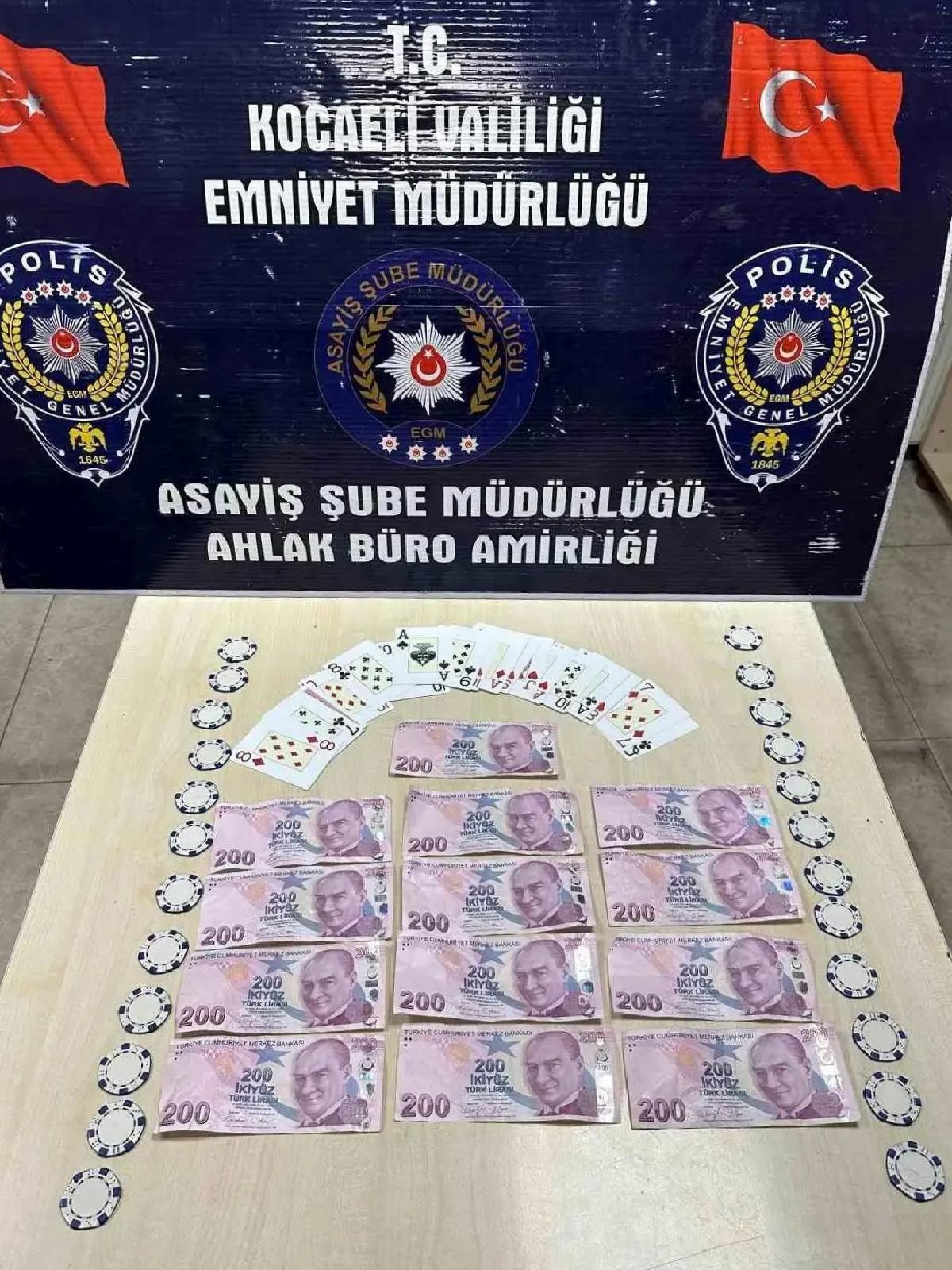 Kocaeli’de Kumar Kontrolü: 3 Şahsa Cezası