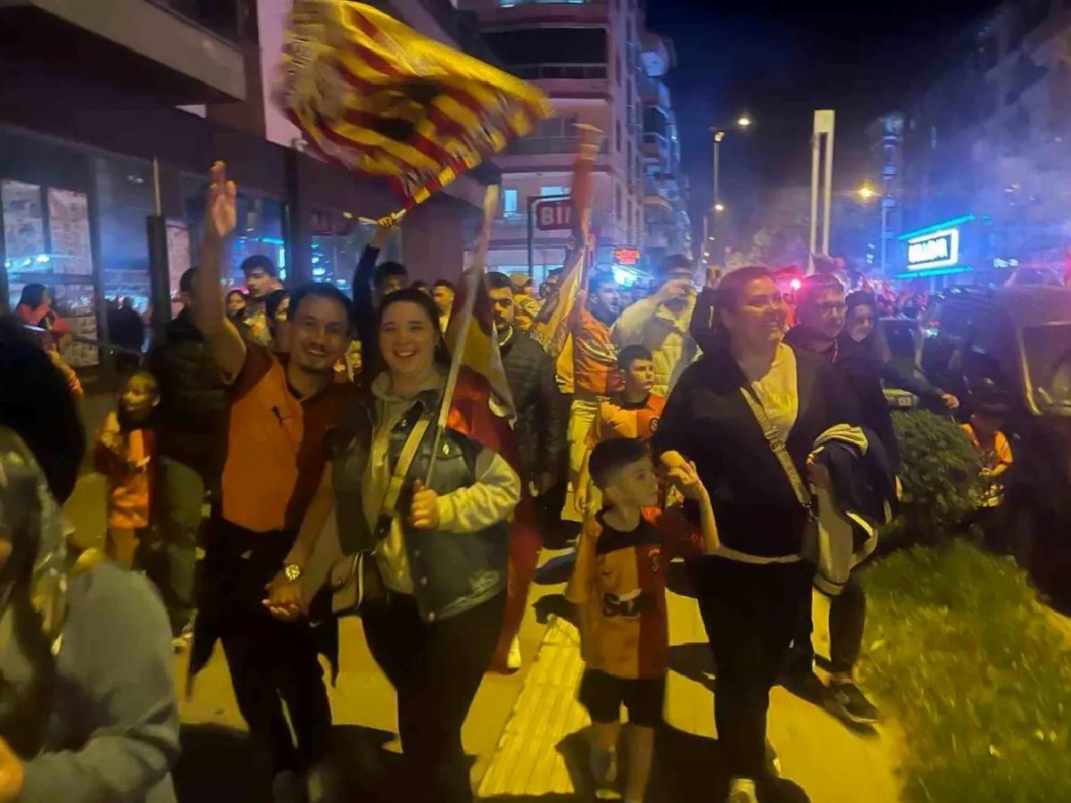 Kula’da Galatasaray coşkusu