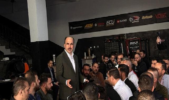 Lider Altay, Çalışan Gençlik Meclisi ile Araba ve Motor Spor Kulübü Üyeleriyle Buluştu