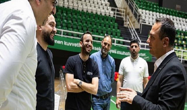 Lider Eşki’den Göztepe’ye moral ziyareti