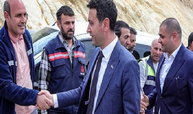 Lider Önal, şantiyede emekçilerle buluştu