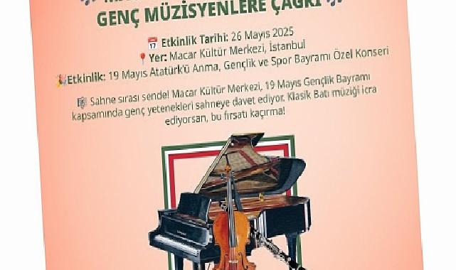Macar Kültür Merkezi’nde genç müzisyenlere çağrı!
