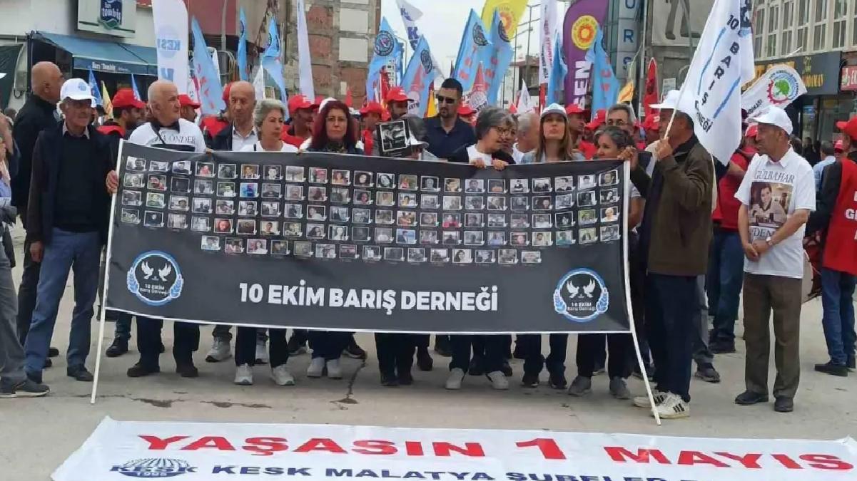 Malatya’da 1 Mayıs Kutlaması
