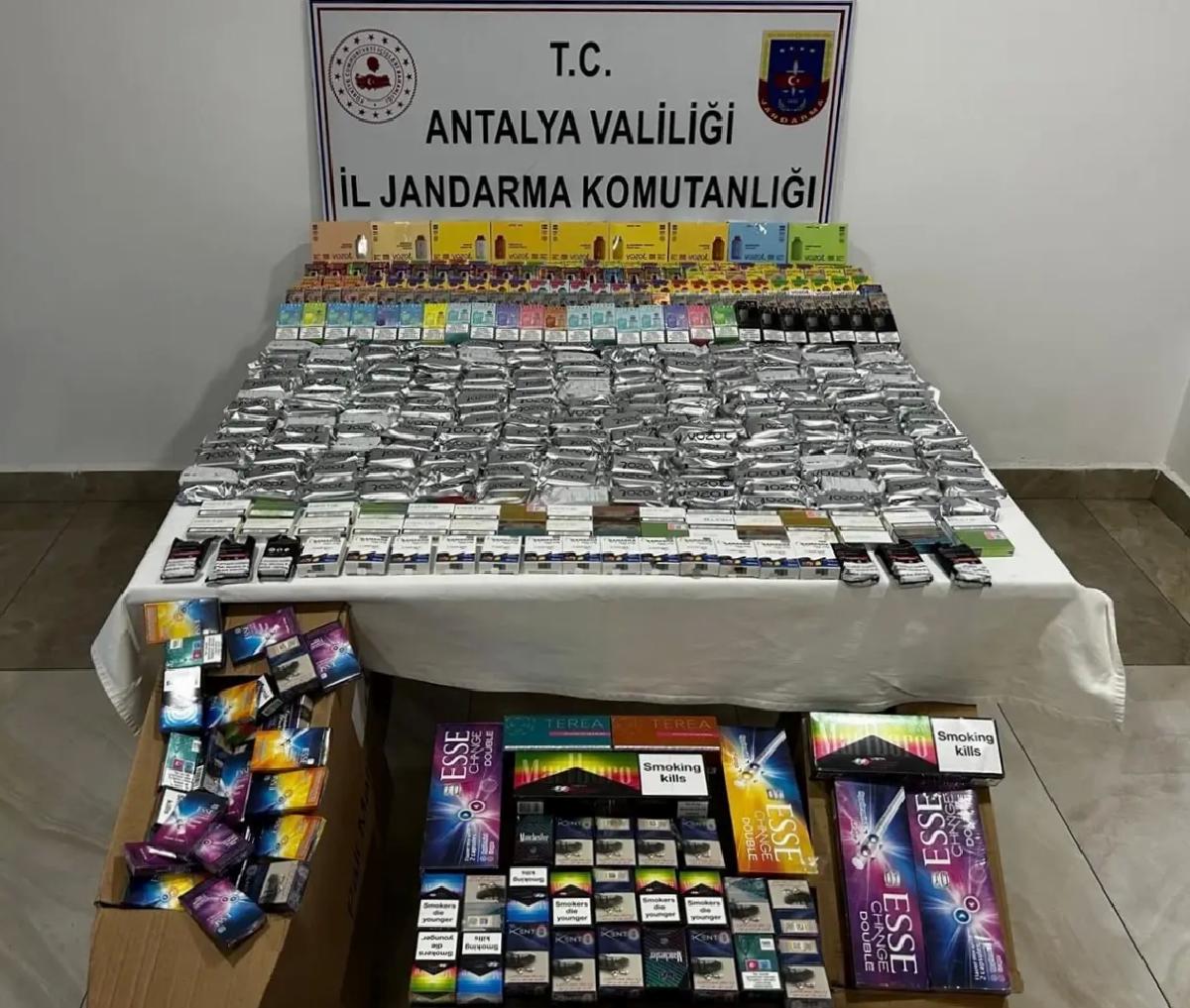 Manavgat’ta Kaçak Sigara Operasyonu