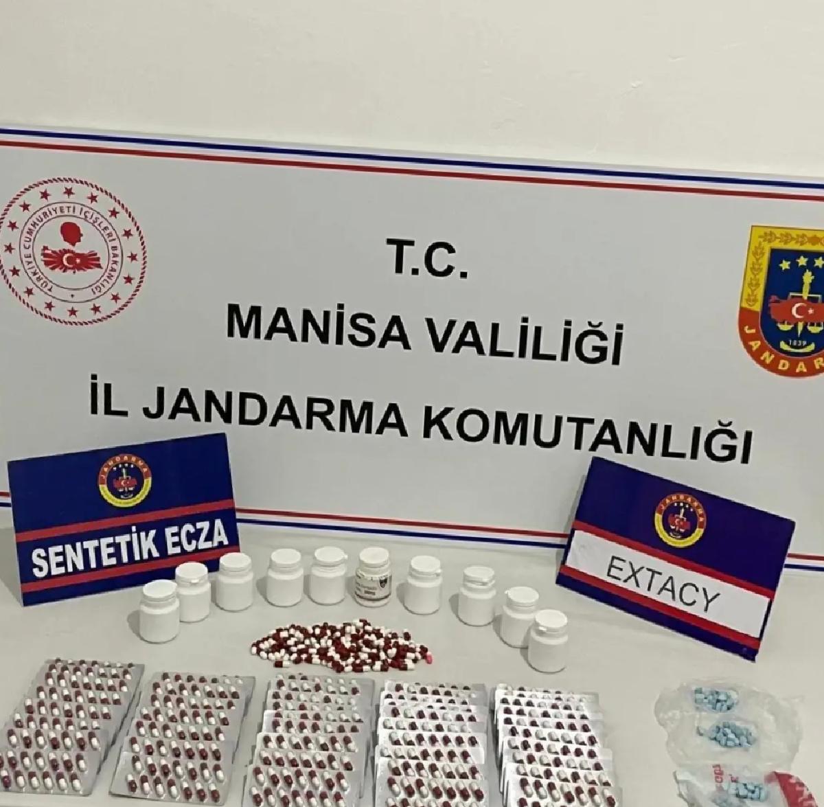 Manisa’da Uyuşturucu Operasyonu: 1216 Hap Ele Geçirildi