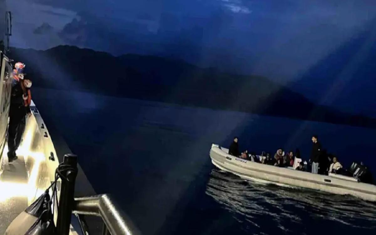 Marmaris’te Sistemsiz Göçmen Kurtarıldı