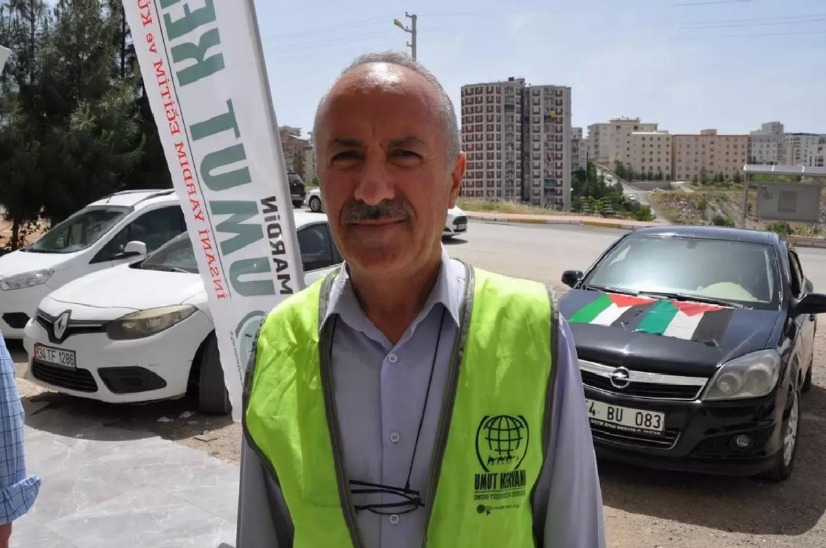 Mazıdağlı Hayırseverden Gazze’ye Araç Bağışı