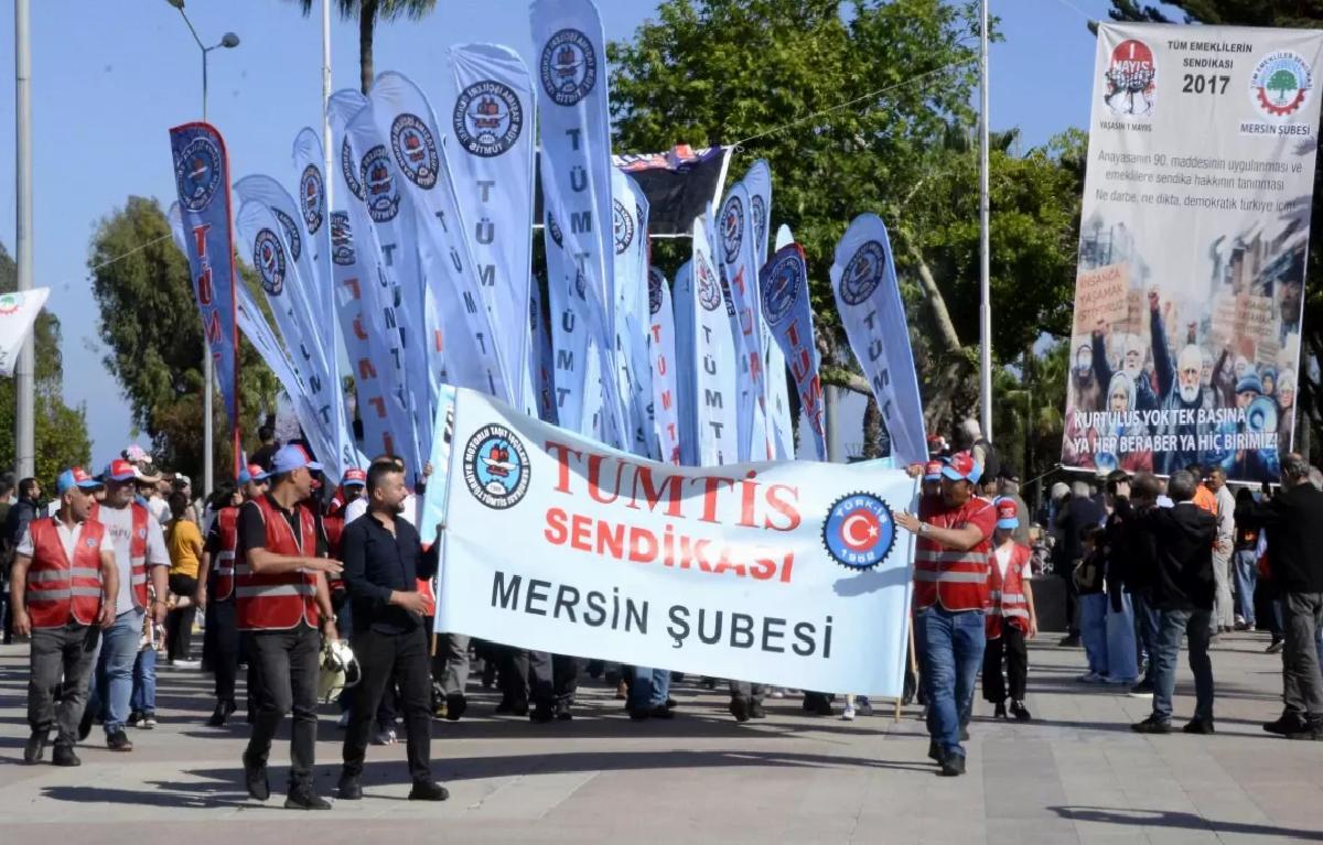 Mersin’de 1 Mayıs Aktifliği Coşkuyla Kutlandı