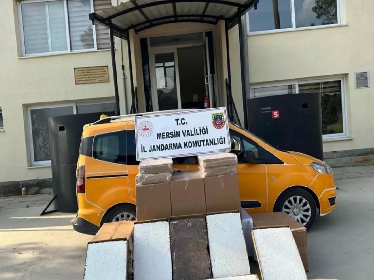 Mersin’de Kaçak Tütün Operasyonu