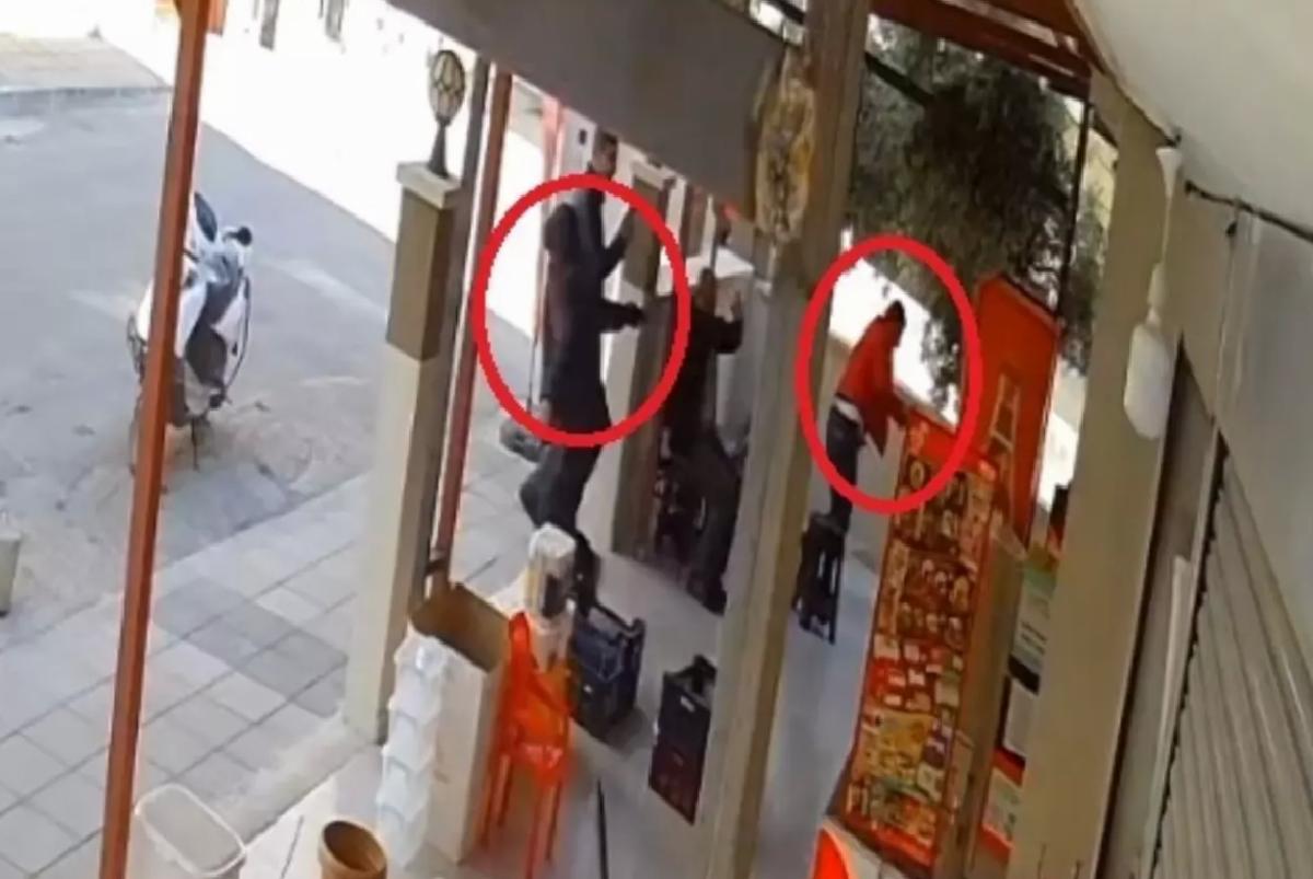 Mersin’de Tabanca ile Atak Anı Kamerada