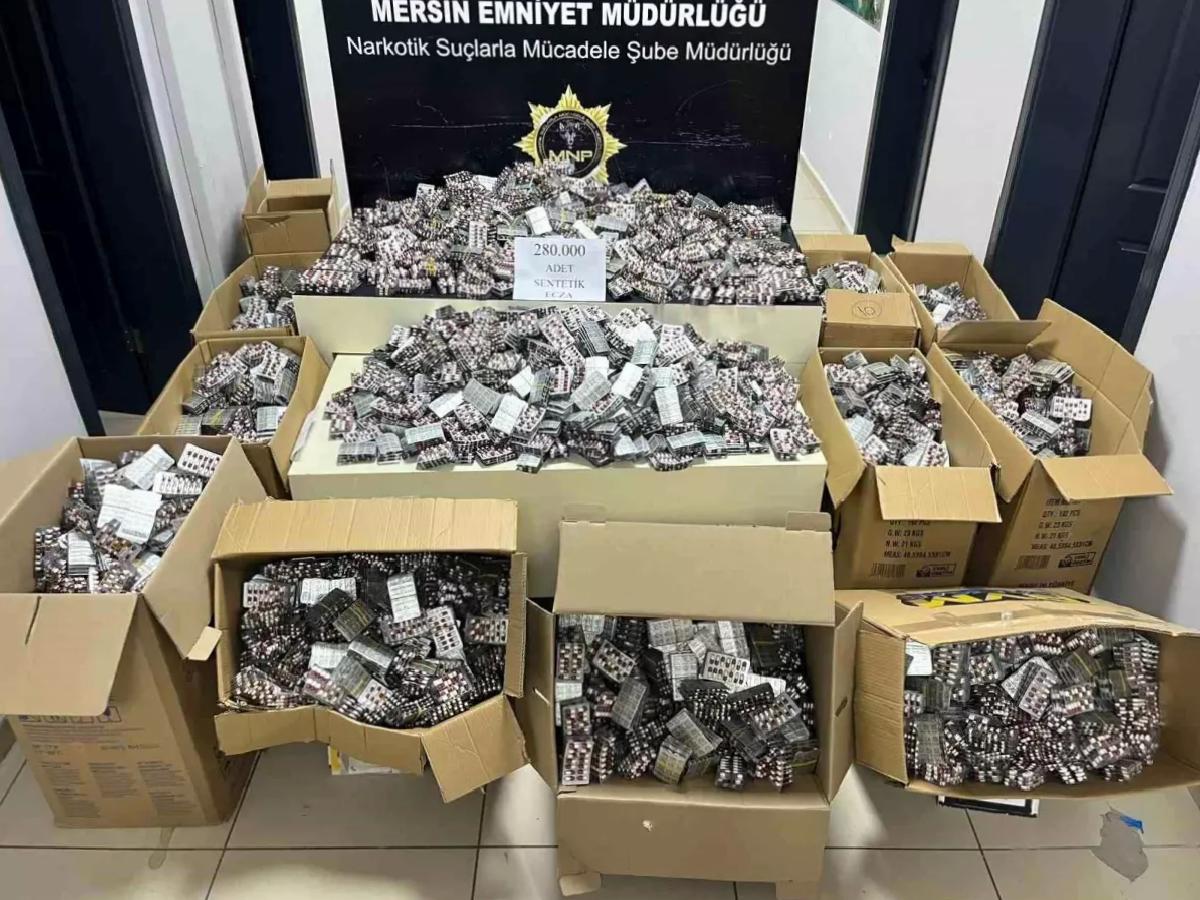 Mersin’de Uyuşturucu Operasyonu