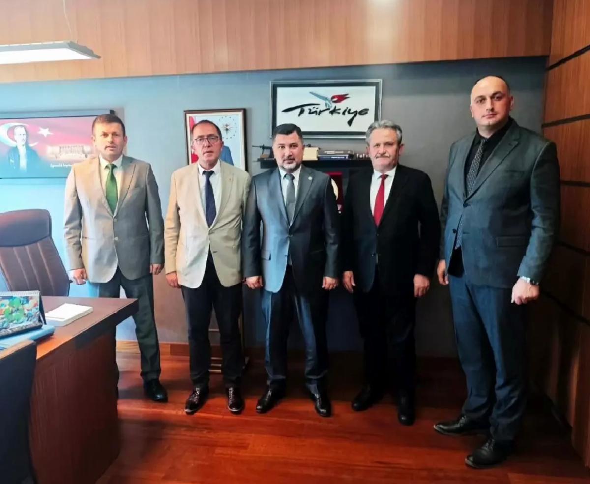 MHP Düzce İl Başkanı ve Belediye Başkanları Ankara’da Ziyaretler Gerçekleştirdi