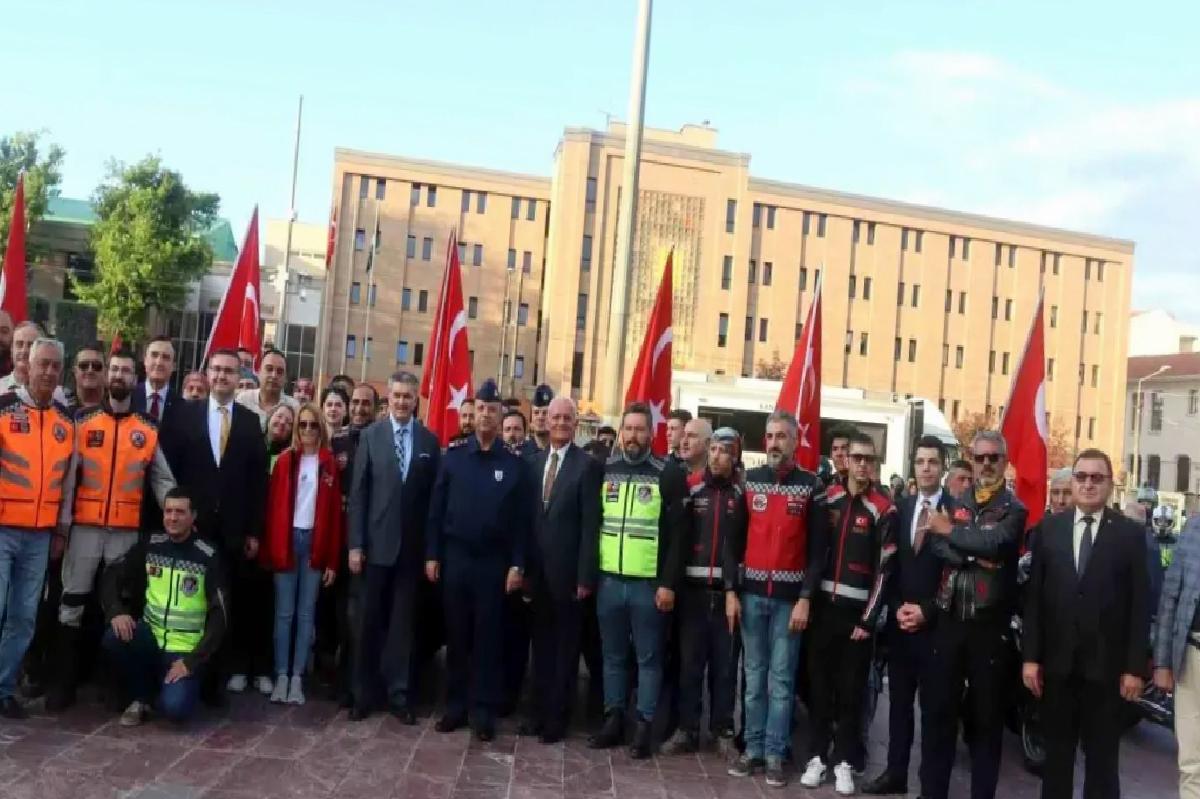 Motosiklet Kortejiyle TSKGV Tanıtımı